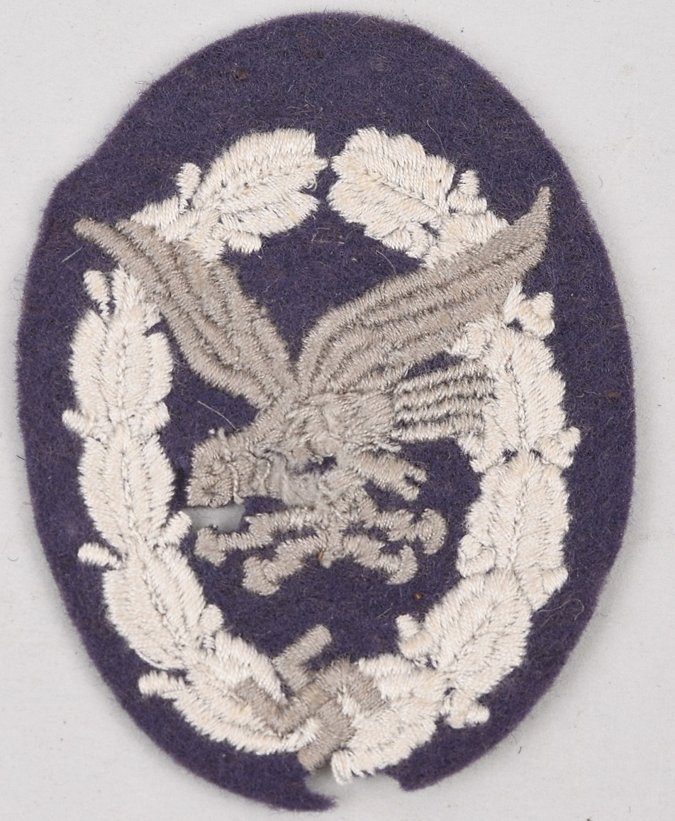 Luftwaffe EM/NCO's Wireless Operator's / Air Gunners Badge