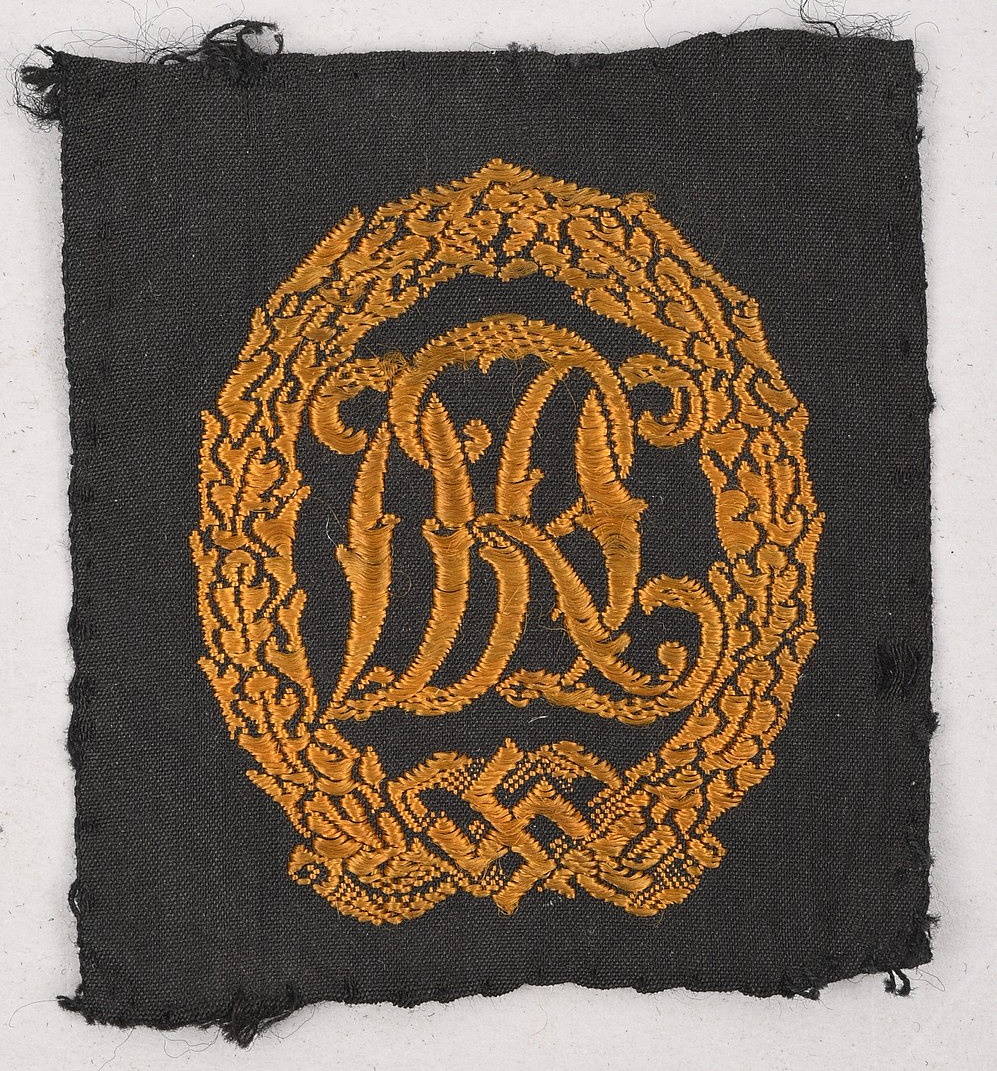 DRL Bronze Grade Sports Badge, Cloth Version