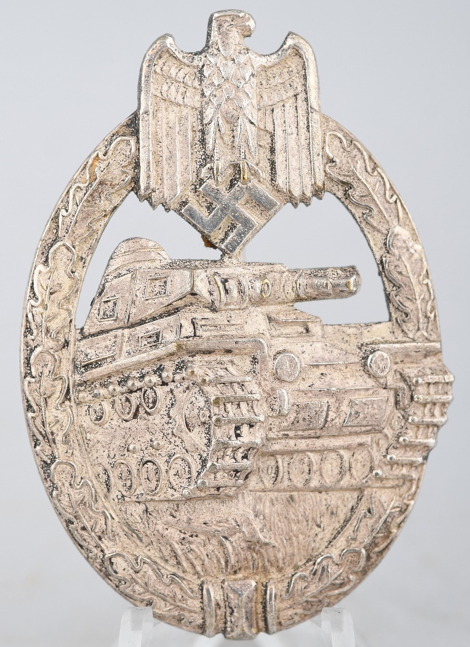 Panzer Assault Badge In Silver, Karl Wurster