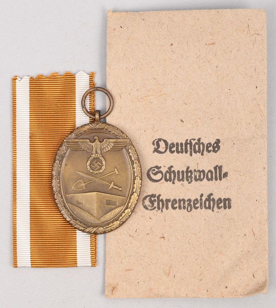 West Wall Medal With Paper Envelope of Issue