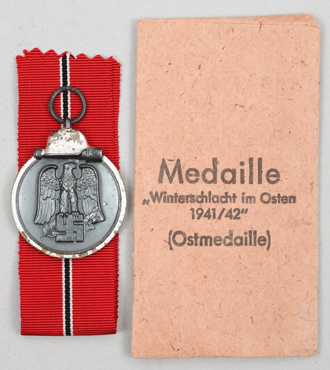 East Front Medal With Envelope of Issue