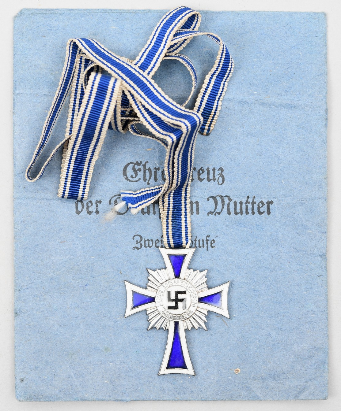 Mothers Cross In Silver With Issue Envelope