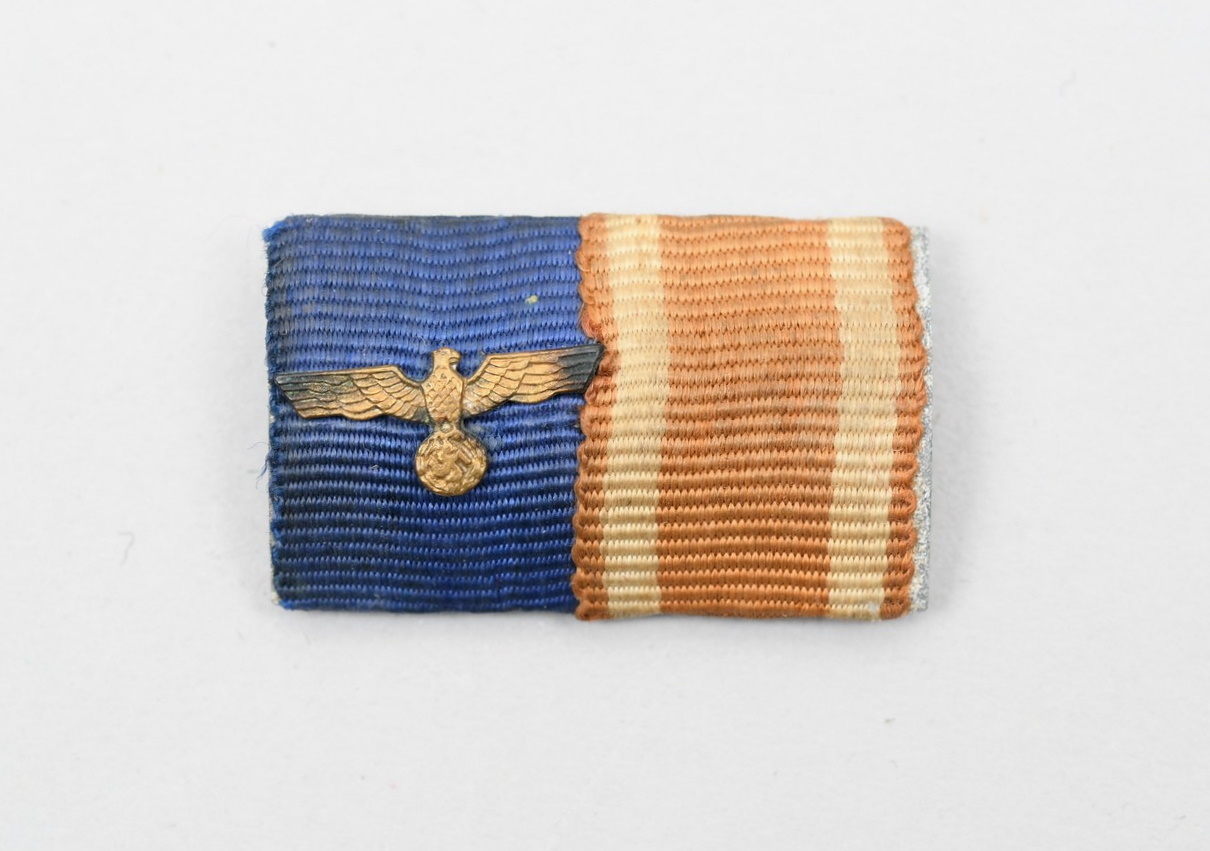 German WWII Two Place Medal Ribbon Bar