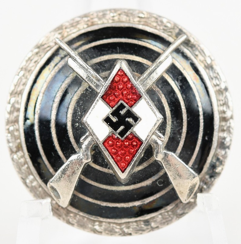 Hitler Jugend Sharpshooter Badge in Silver, M1/102