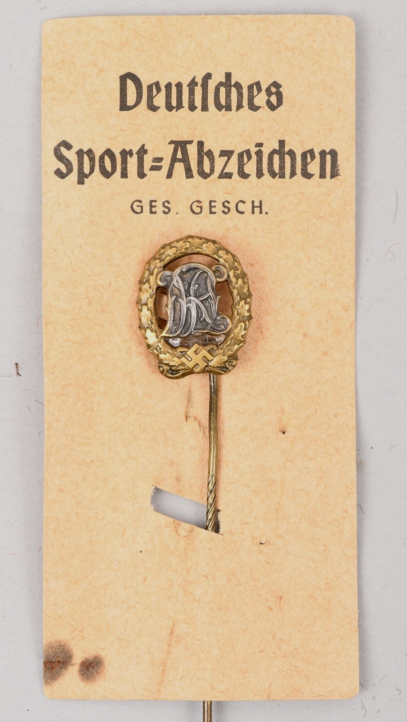 DRL Sports Badge Miniature For War Disabled by Wernstein Jena