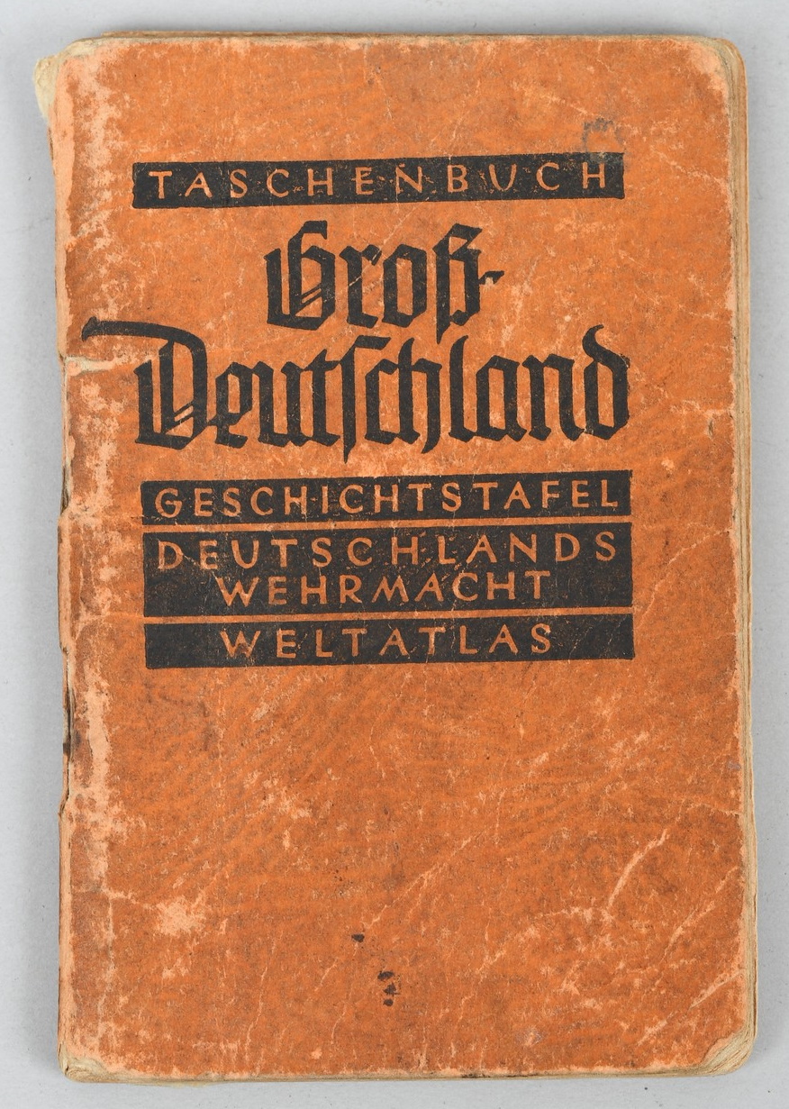 German WWII Soldier Pocket Information Book, Groß Deutschland Pr
