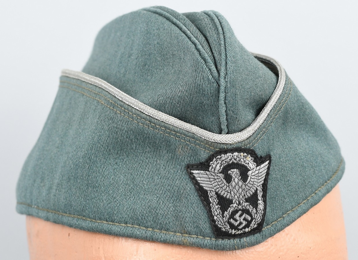 Waffen SS Polizei Division or Schutzpolizei Officers Side Cap