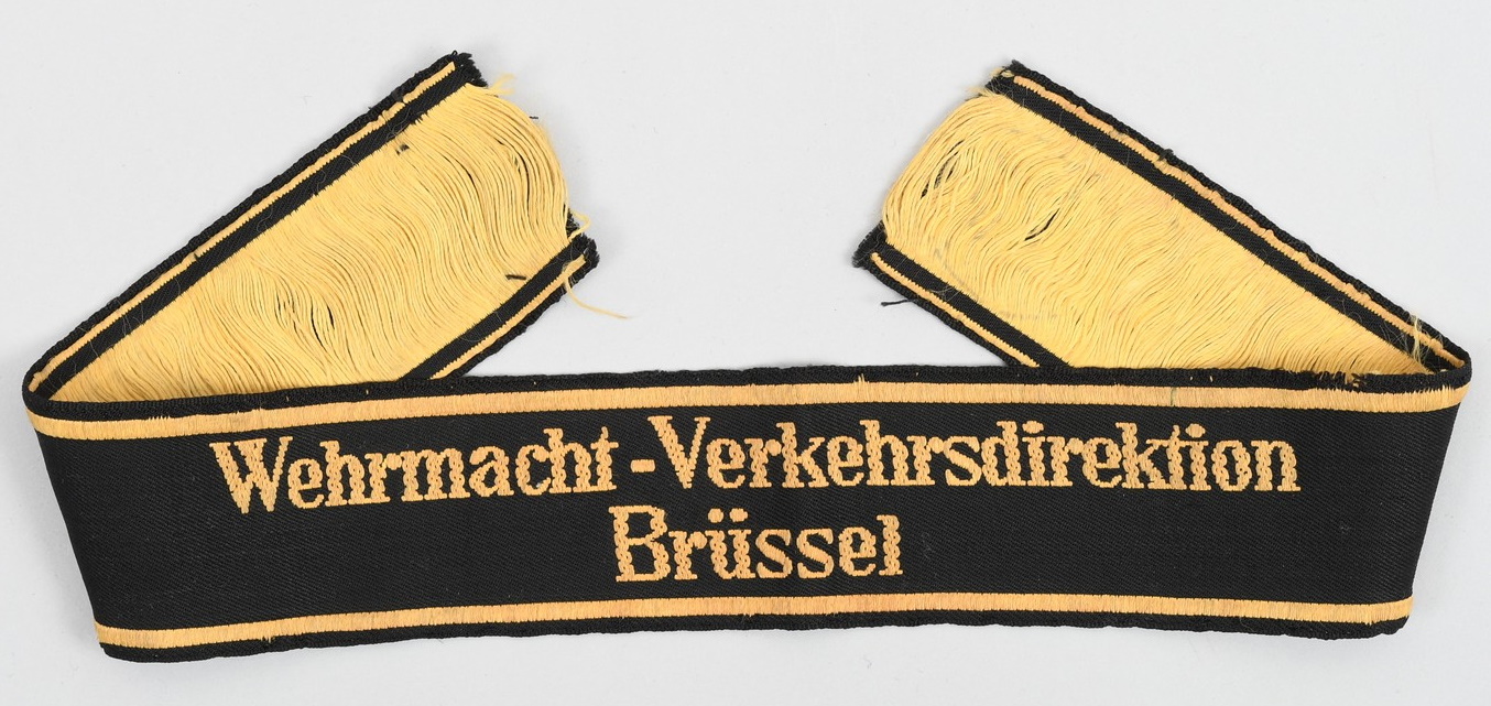Railway Wehrmacht-Verkehrsdirektion Brussel Cufftitle