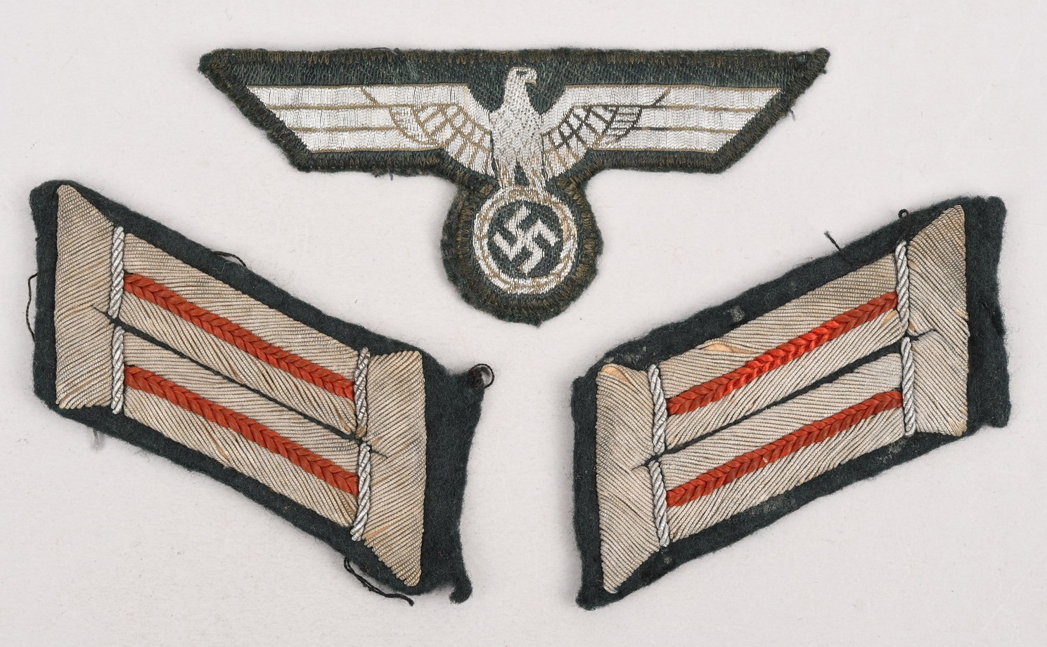 Heer Artillery Officer's Uniform Removed Breast Eagle And Collar