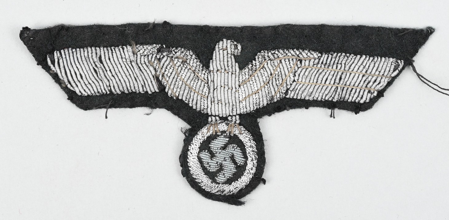 Heer Officer's Breast Eagle for the Black Panzer Wrapper