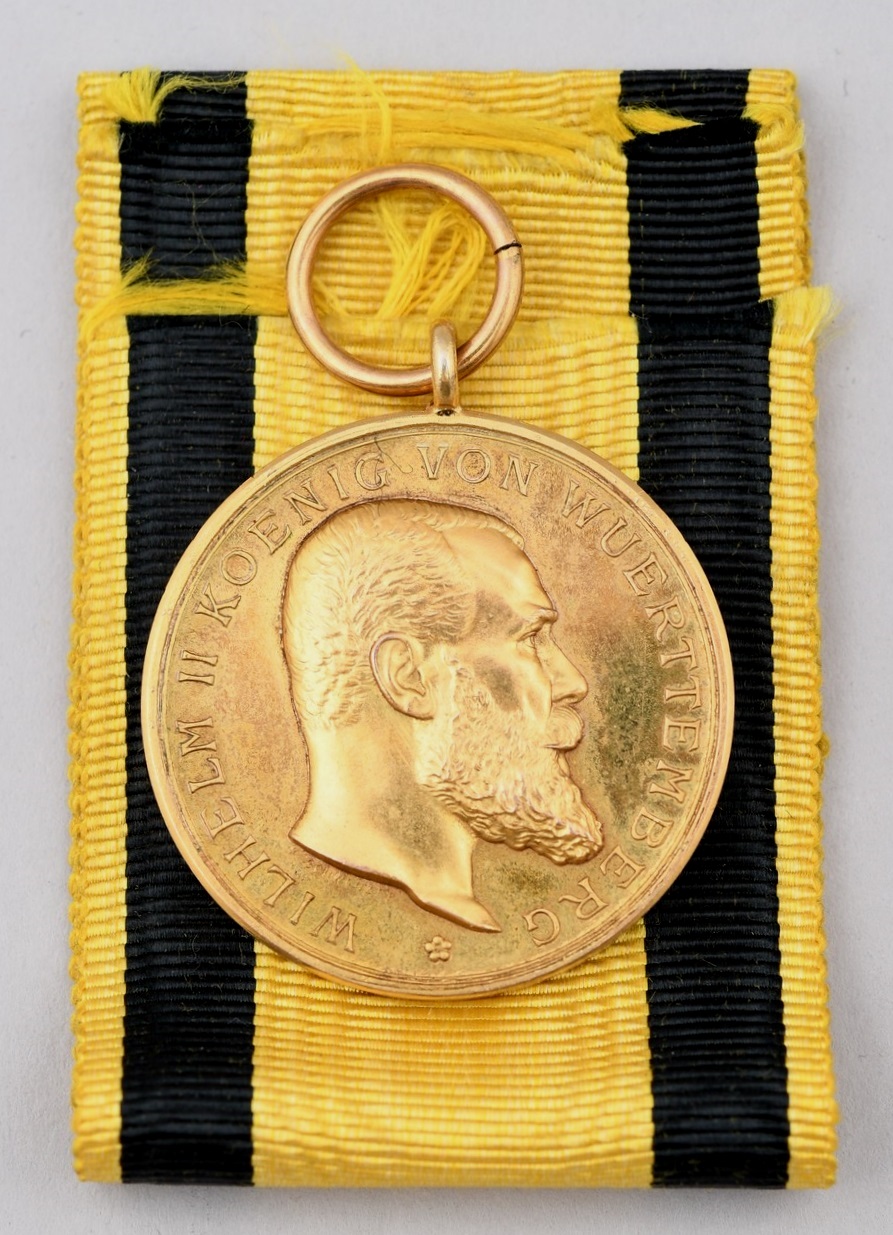 Golden Medal of Military Merit 1892 Wuerttemberg