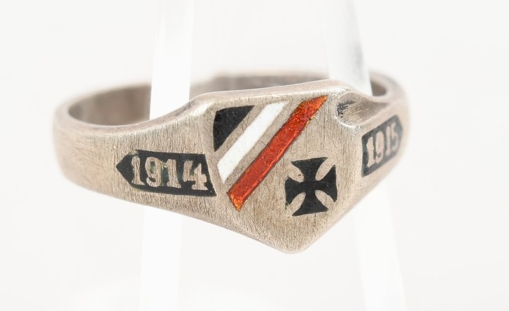 Germany WWI Patriotic / Veteran's Silver Ring