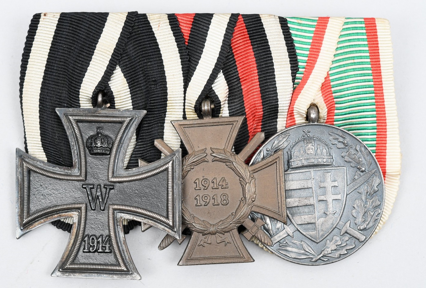 Germany WW1 Three Place Medal Bar