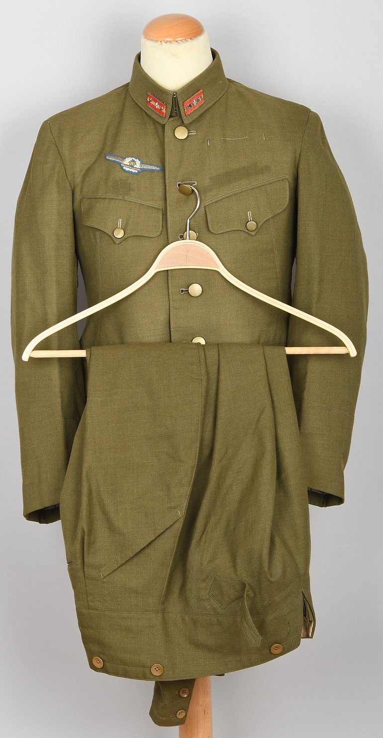 Japanese WWII Type 98 Flight Captain's Tunic And Trousers