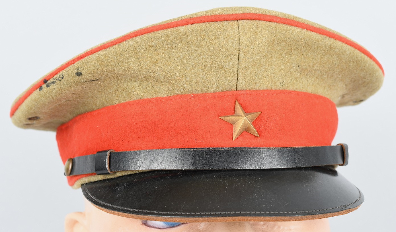 Japanese WWII Late War Produced Officer's M38 Visor Cap