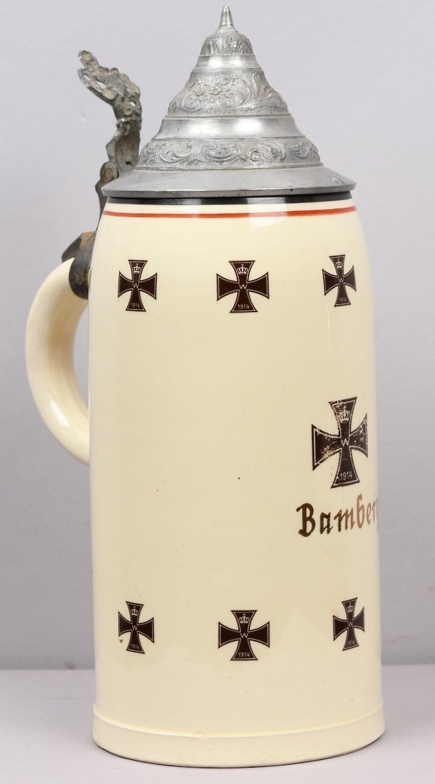 WW1 Bamburg, Patriotic Beer Stein