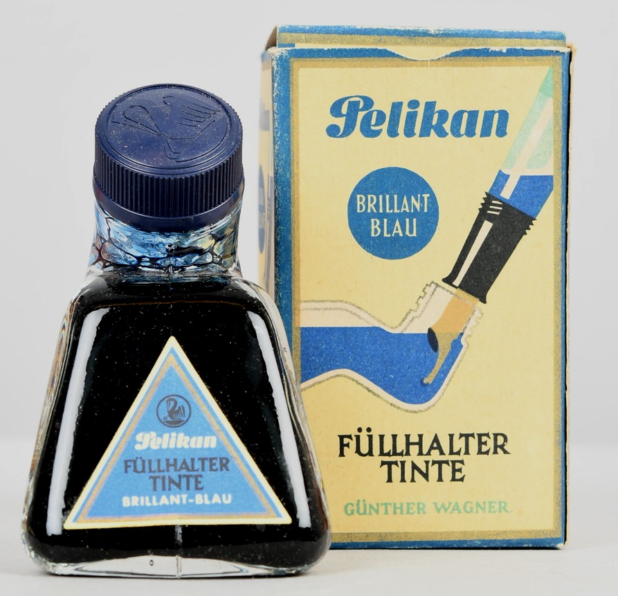 Brilliant Blue Ink With Original Box Germany 1930-1940