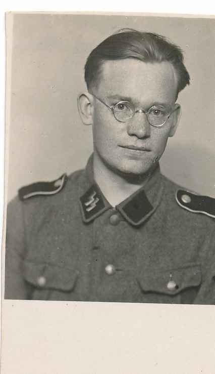 Waffen SS Pass Photo, Estonian or Latvian Soldier