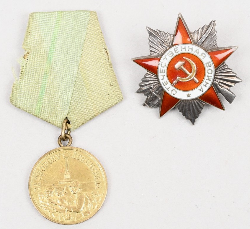 Russia WWII Medal Grouping, Awarded to a Polish Volunteer