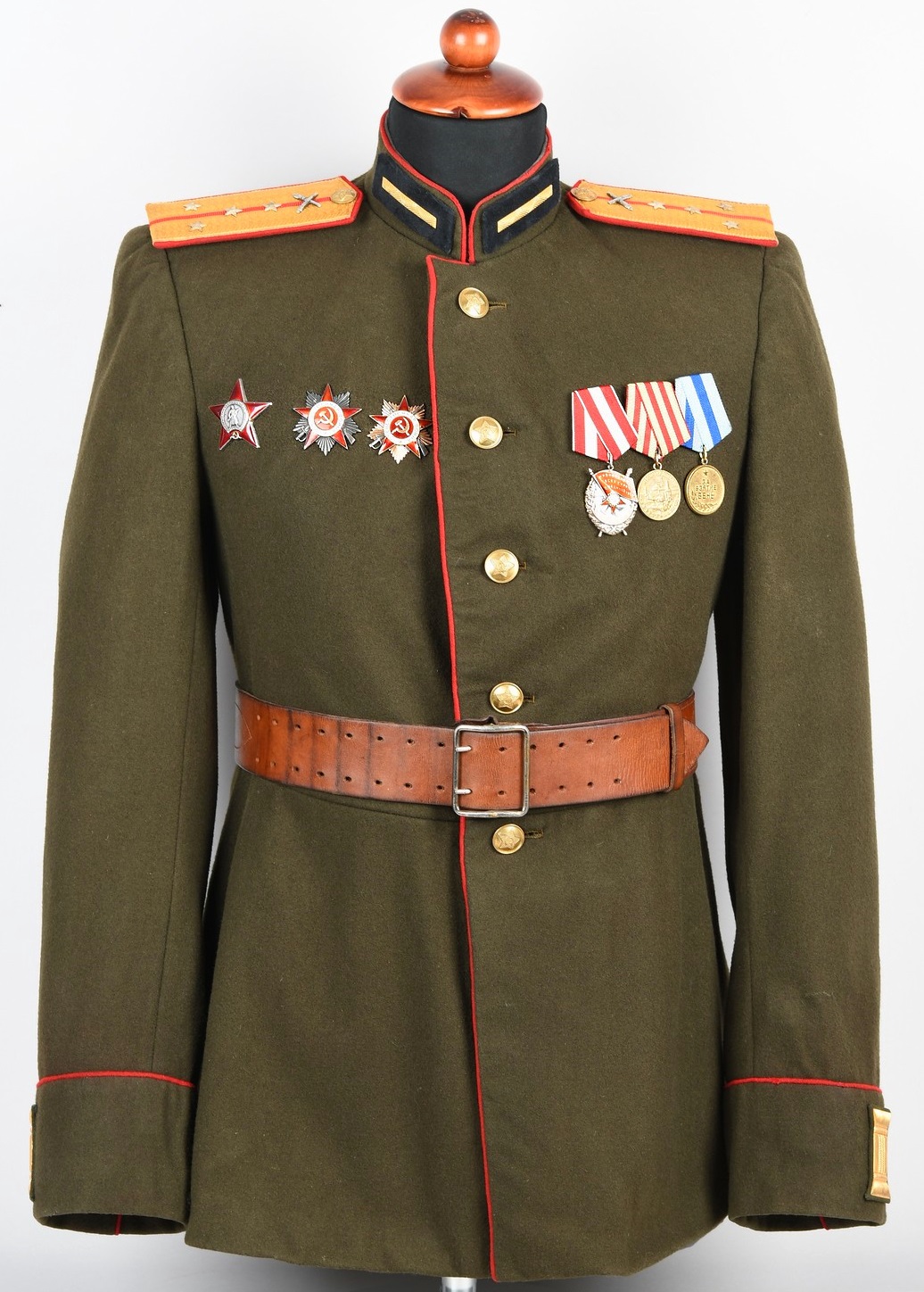 Russian WWII Artillery Captain's Victory Parade Tunic And Trouse