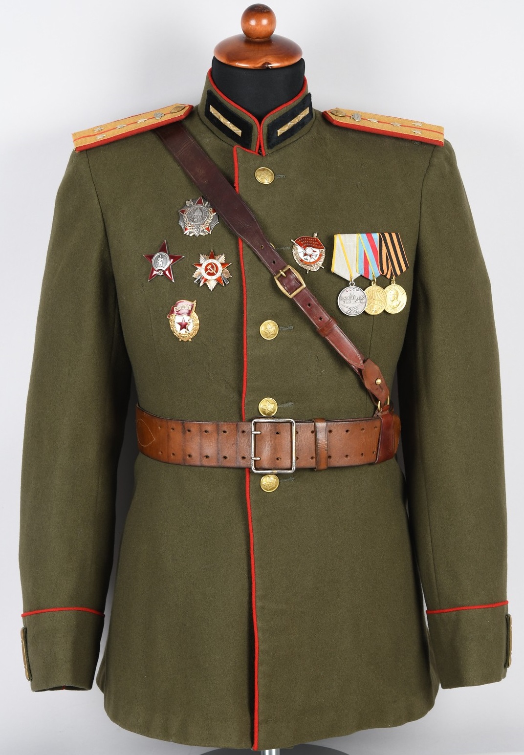 Russian WWII Panzer Captain's Victory Parade Tunic And Trousers