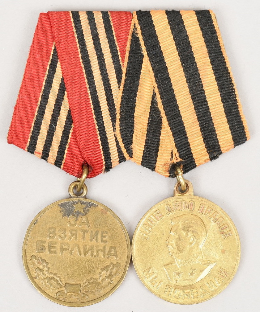 Russia WWII Two Place Medal Bar