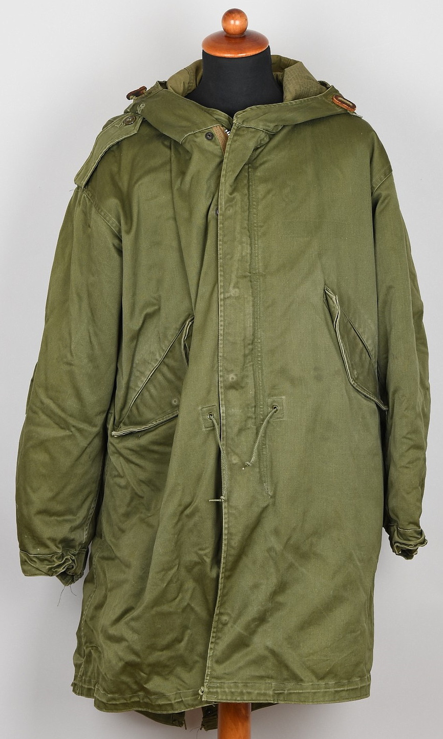US Army Fishtail Cold Weather Parka with Wool Liner Produced 195