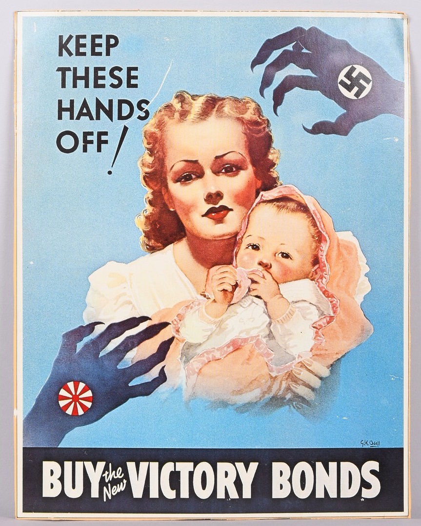 US WWII War Loan Poster