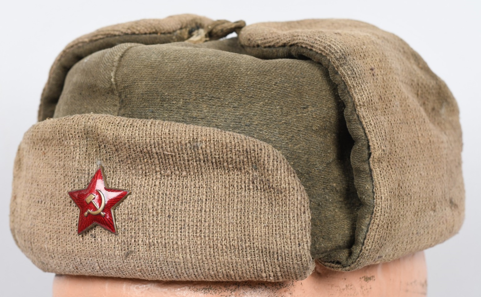 Russia WWII Winter Hat With Earflaps