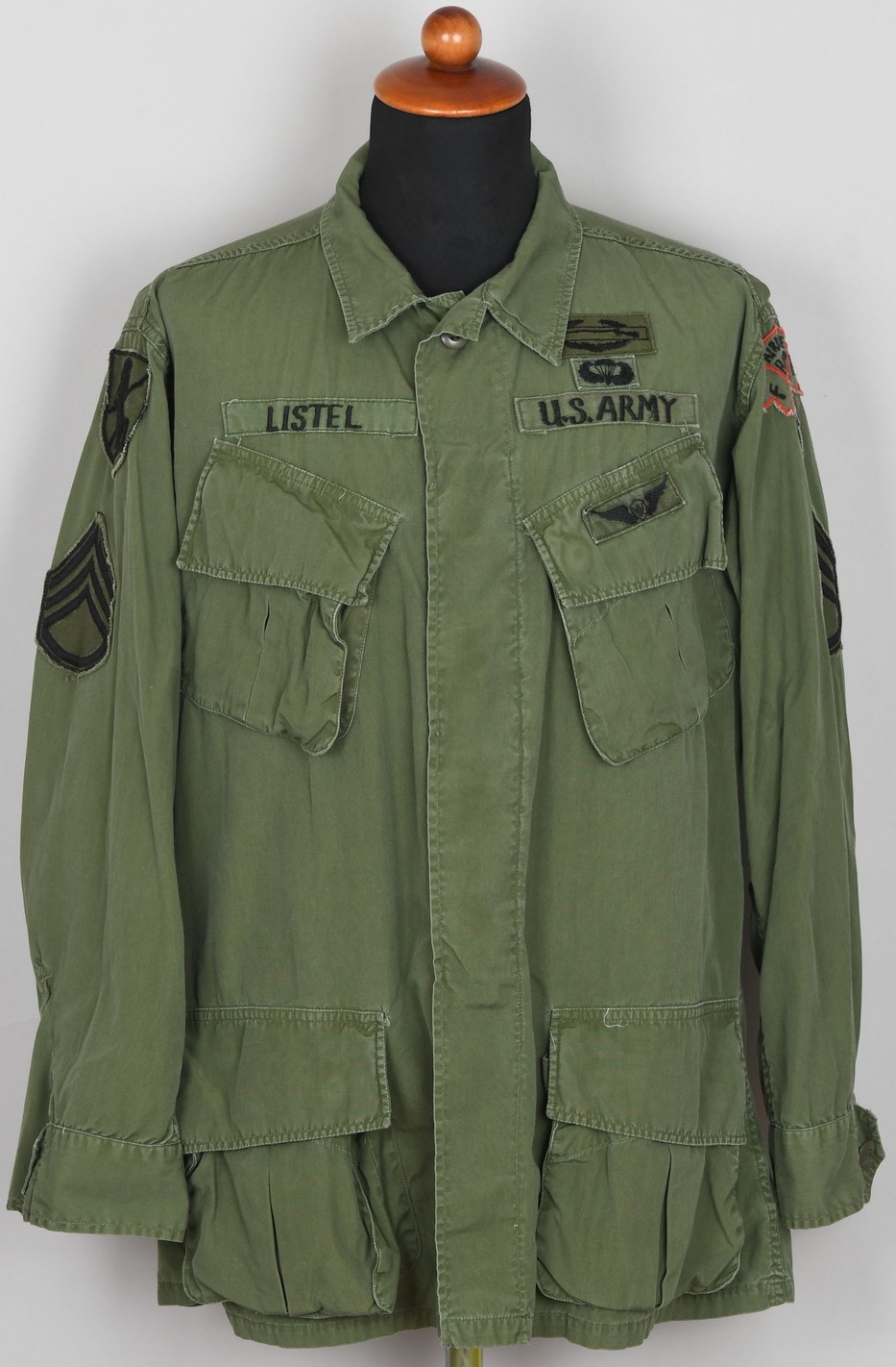 U.S Army Vietnam War Staff Sergeant 75th Airborna Ranger Listel'