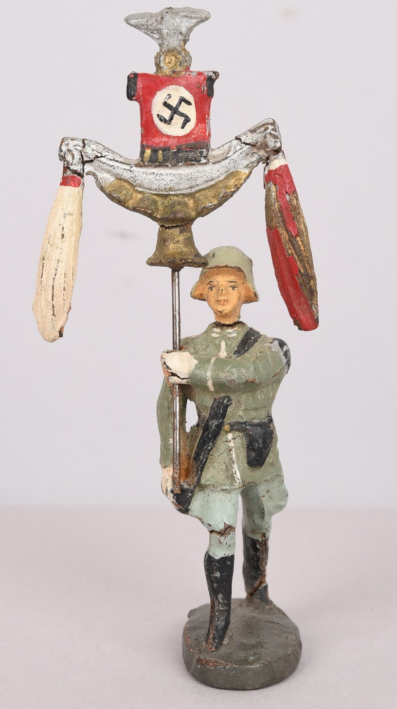 Elastolin 1930's Figure of German Army Schellenbaum Bearer