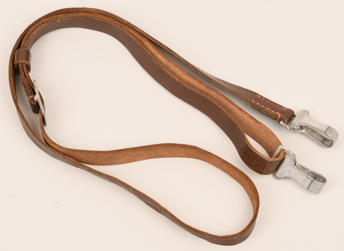 Heer Officer's Brown Leather Cross Strap