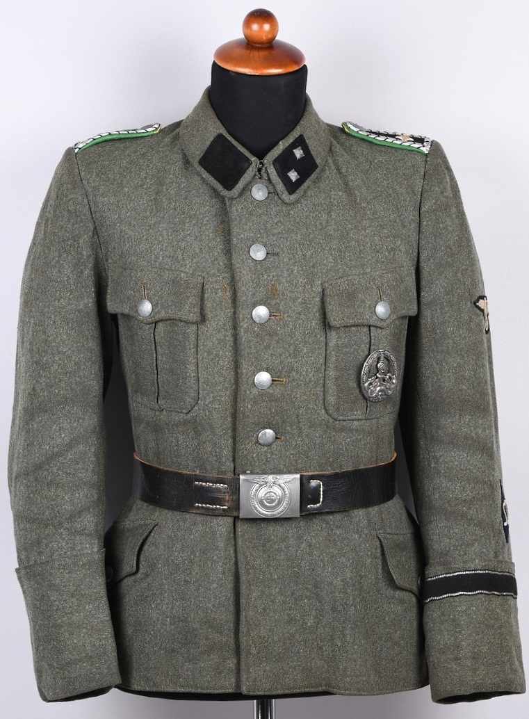 SD-Oberscharführer's Old Style Combat Tunic From Oslo Military M