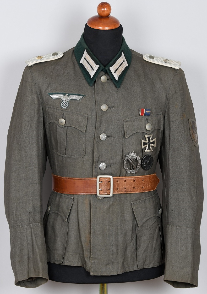 Named Heer M36 Summer Weight Tunic For a Well-Decorated Infantry