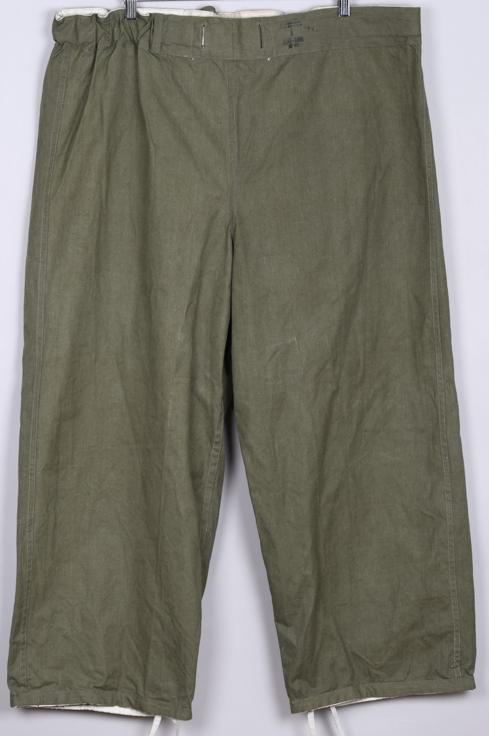 Gebirgsjäger Camouflage Wind Pants Fully Reversible to White